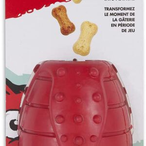 Dogzilla Treat Pod Dog Toy Red Small