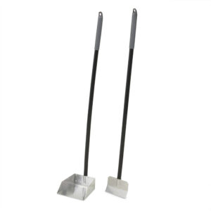 Petmate Clean Response Aluminum Spade & Pan Black, Silver Small