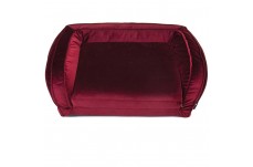 La Z Boy Duchess Fold Out Sofa Velvet Merlot 29 In X 38 In