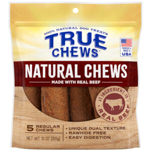 True Chews Natrl Chews Dog 10Oz Beef Regular 5Pc