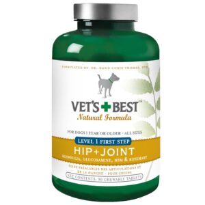 Vet's Best Level 1 First Step Hip and Joint Dog Supplement 90 Tablets