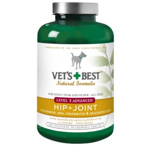 Vet's Best Level 3 Advanced Hip and Joint Dog Supplement 90 Tablets