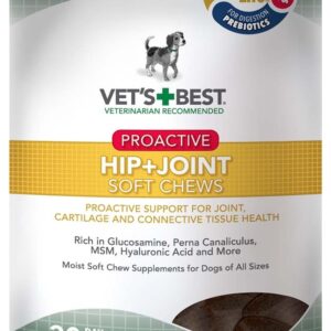 Vet's Best Proactive Hip + Joint Soft Chews 30 Chews 4.2 oz