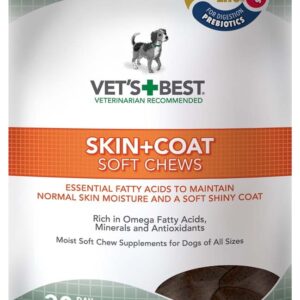 Vet's Best Skin & Coat Soft Chews 4.2 oz 30 Count