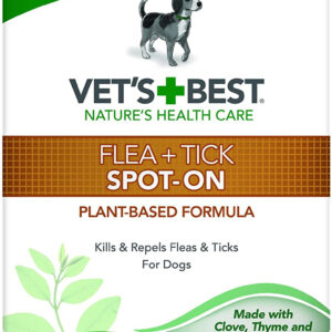 Vet's Best Flea and Tick Spot-On 4.6 ml 4 Count