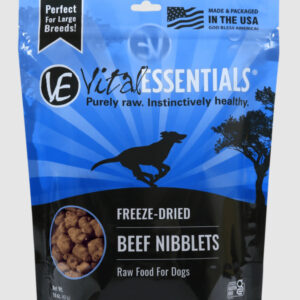 Vital Essentials Freeze Dried Nibblets Beef 1 Lb