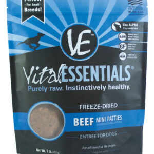 Vital Essentials Dog Freeze-Dried - Beef Mini Patty