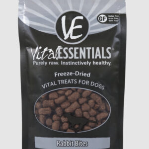 Vital Essentials Dog Freeze-Dried Rabbit Bites Treat 2Oz