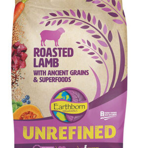 Earthborn Dog Unrefined Roasted Lamb with Ancient Grains 12.5lbs.