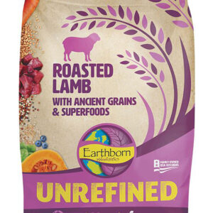 Earthborn Dog Unrefined Roasted Lamb with Ancient Grains 25lbs.