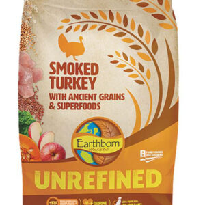 Earthborn Dog Unrefined Smoked Turkey with Ancient Grains 25lbs.