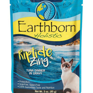 Earthborn Cat Grain-Free Riptide Zing Tuna Dinner in Gravy Pouch 3oz. (Case of 24)