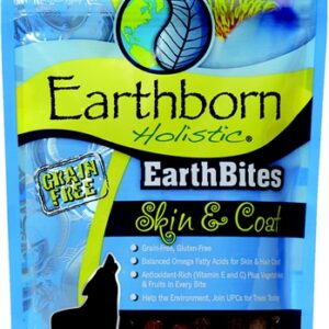 Earthborn Dog Earthbites Skin & Coat Treats 7.5oz (Case of 8)