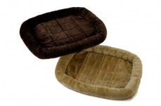 DMC Plush Bolster Crate Mat Assorted 35 by 23 Inches
