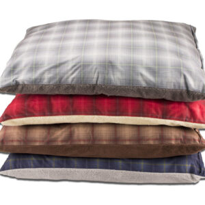 Dallas Reversible Brushed Plaid Pet Bed Shipper Assorted 10Ea/35 In By 44 In