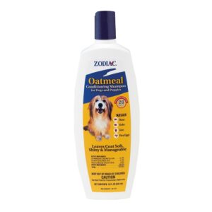 Zodiac Oatmeal Conditioning Shampoo for Dogs and Puppies 18 Ounces