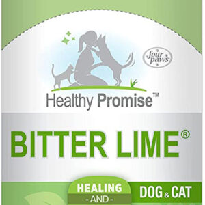 Four Paws Healthy Promise Bitter Lime Anti Chew Spray for Dogs and Cats Bitter Lime Flavor 8 Ounces