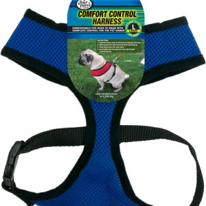 Four Paws Comfort Control Dog Harness Blue Extra Large
