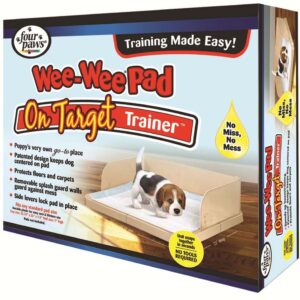 Four Paws Wee-Wee Pad On Target Trainer Dog and Puppy Training Tray