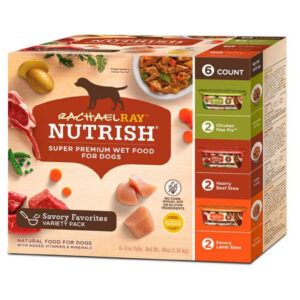 Rachael Ray NUTRISH Savory Favorites West Variety Pack Canned Dog Food 6 Ounces
