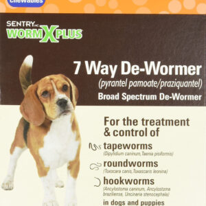 SENTRY Worm X Plus 7 Way De-Wormer for Small Dogs 2 Count