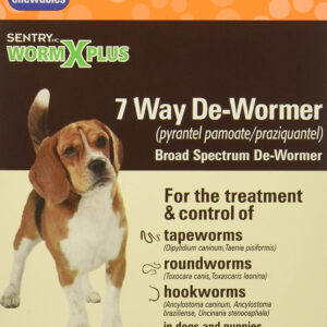 SENTRY Worm X Plus 7 Way De-Wormer for Small Dogs 6 Count