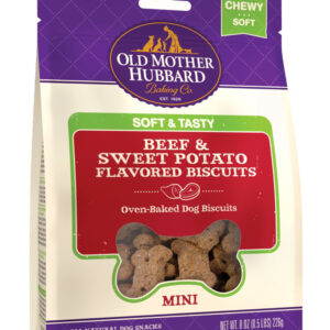 Omh Mini Soft Tasty Beef Sweet potato 8oz Chewy Biscuits