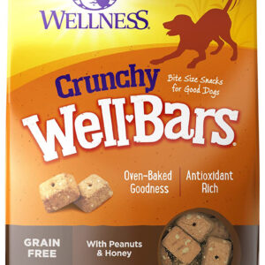 Wellbar Crunchy Pnut Honey 45oz Dog Snack