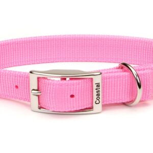 Coastal Double-Ply Nylon Collar Bright Pink 1X26In