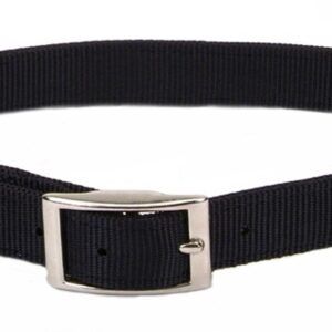 Coastal Single-Ply Nylon Collar Black 5/8X14In