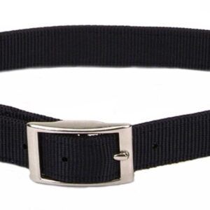 Coastal Single-Ply Nylon Collar Black 5/8X16In