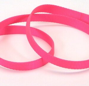 Coastal Single-Ply Nylon Dog Leash Neon Pink 5/8 in x 6 ft