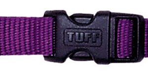 Coastal Adjustable Nylon Collar With Tuff Buckle Purple 1X18-26In