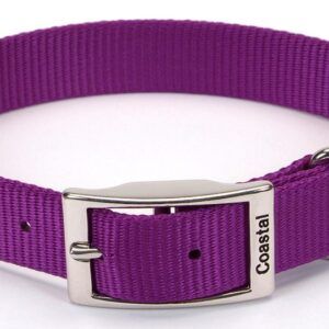Coastal Single-Ply Nylon Collar Black 1X22In
