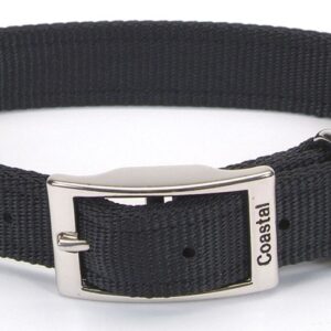 Coastal Double-Ply Nylon Collar Black 1X26In