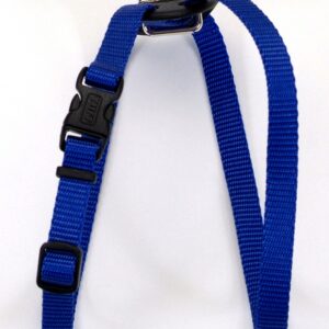 Size Right Adjustable Nylon Dog Harness Blue Small 5/8 in x 18-24 in