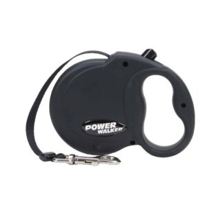 Coastal Retractable Dog Leash Black 16 ft Small