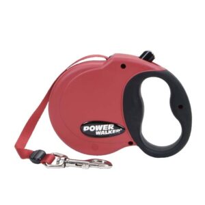 Coastal Retractable Dog Leash Red 16 ft Small