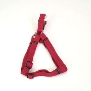 Coastal New Earth Soy Comfort Wrap Adjustable Harness Cranberry 5/8X16-24In
