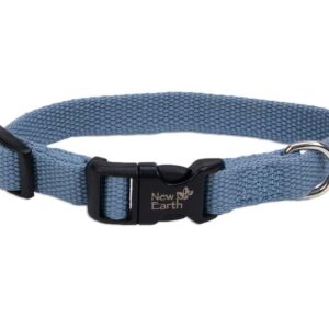 Coastal New Earth Soy Adjustable Collarr Slate 3/4X12-18In