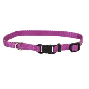 Coastal Pet Tuff Buckle Adjustable Nylon Collar, 3/8 Inch X 8 Inch - 12 Inch