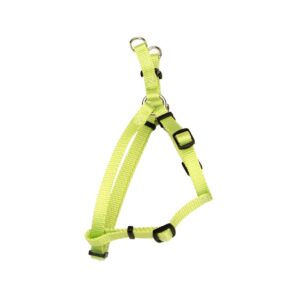Coastal Comfort Wrap Adjustable Nylon Harness Lime 3/8X12-18In Girth