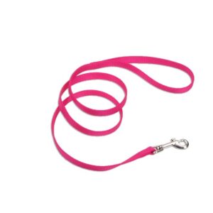 Coastal Single-Ply Nylon Leash Pink Flamingo 5/8X4Ft