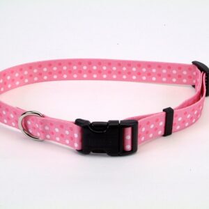 Coastal Pet Attire Styles Adjustable Collar Pink Dot 1X18-26In
