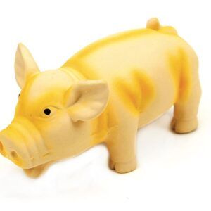 Rascals Latex Dog Toy Pig 3.25 in