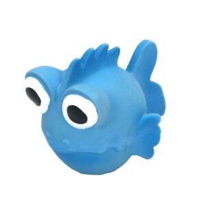 Rascals Latex Dog Toy Goldfish 3.5 in