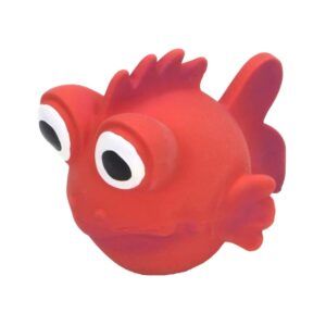 Coastal Rascals Latex Toy Goldfish Red 2.5In
