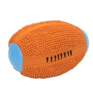 Coastal Rascals Latex Toy Spiny Football Orange 4In