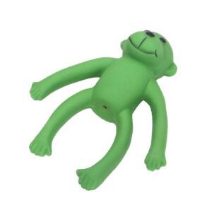 Coastal Rascals Latex Toy Monkey Green 6In
