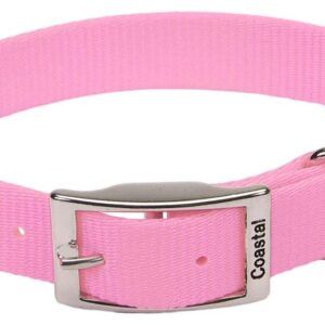 Coastal Single-Ply Nylon Collar Bright Pink 1X18In